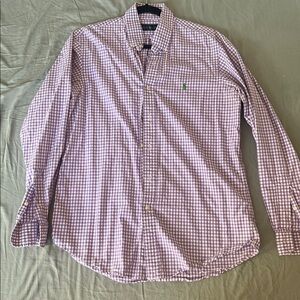 Men's Purple Ralph Lauren Casual Button Down Shirt